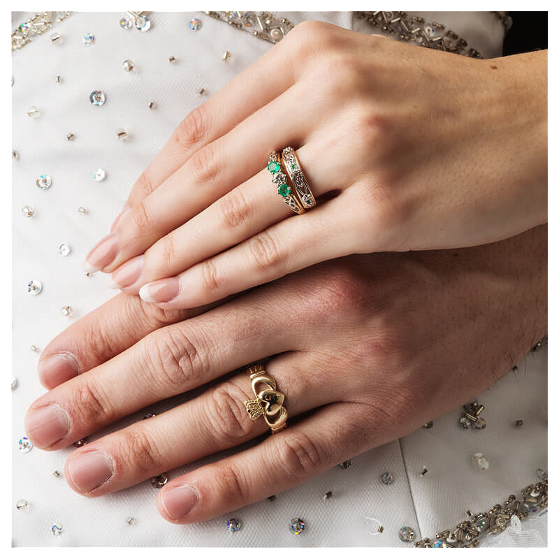 14CT GTS CLADDAGH RING