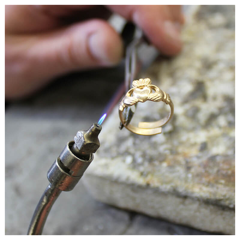 14CT GTS CLADDAGH RING