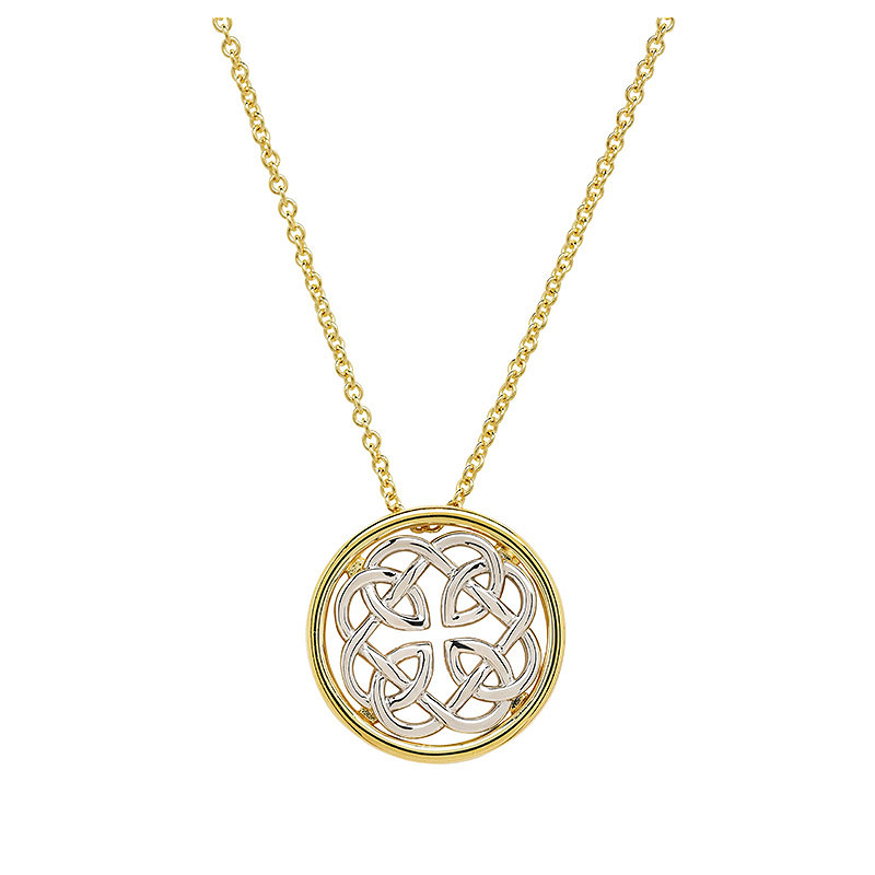 14kt Gold Vermeil Celtic Necklace