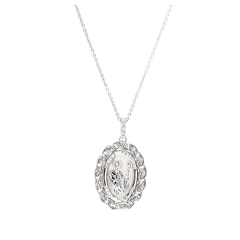 Sterling Silver Celtic St. Patricks Medal