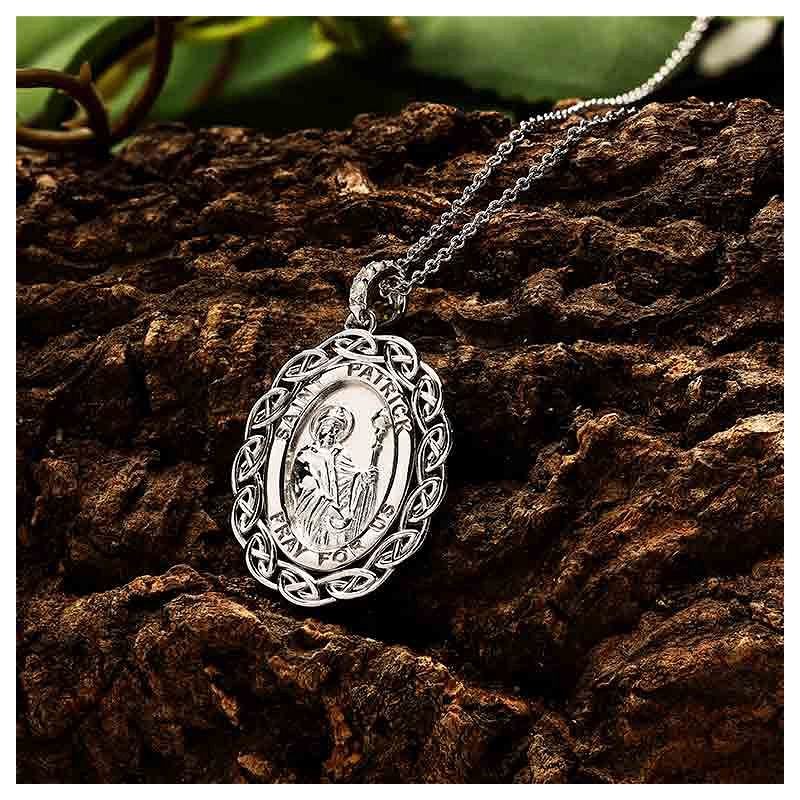 Sterling Silver Celtic St. Patricks Medal