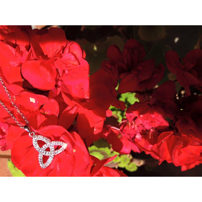 Trinity White Crystal Pendant Swarovski