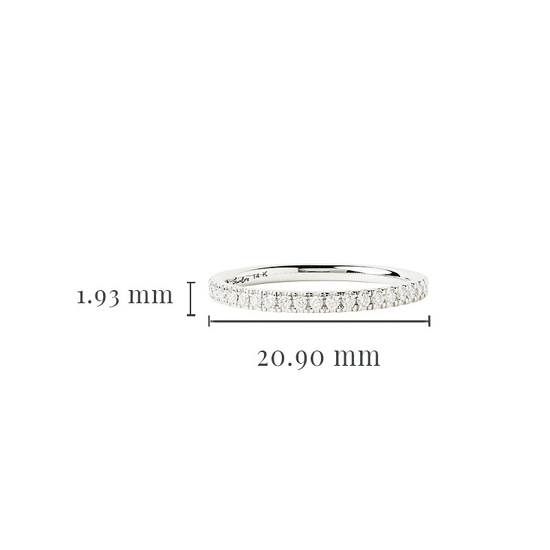 14k White Gold Lab Diamond Celtic Wedding Ring