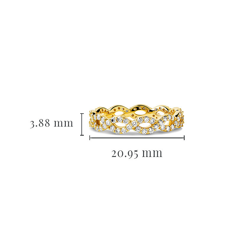 14k Gold Lab Diamond Celtic Wedding Ring