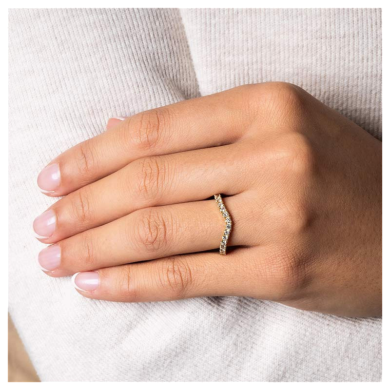 14k Gold Lab Diamond Celtic Wedding Ring