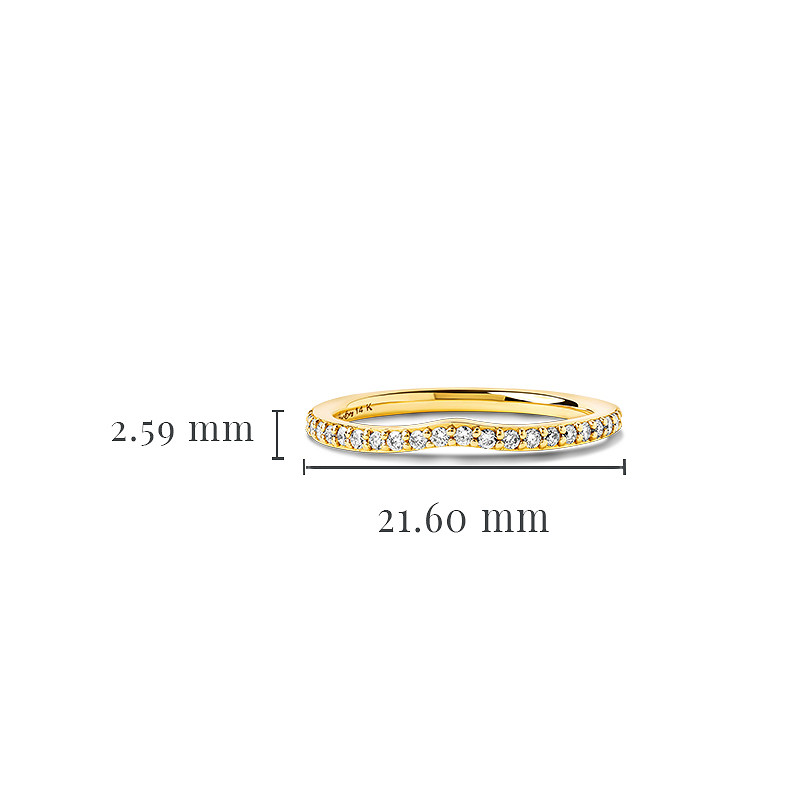 14k Gold Lab Diamond Celtic Wedding Ring